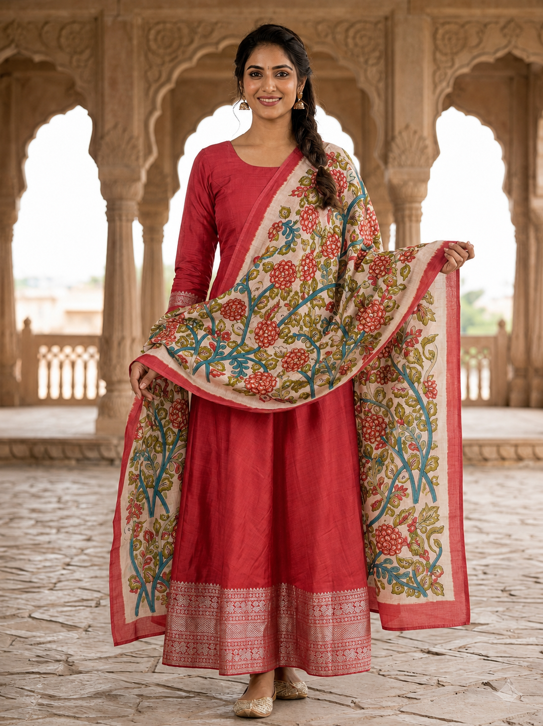 Mangalagiri Pattu Dress Materials