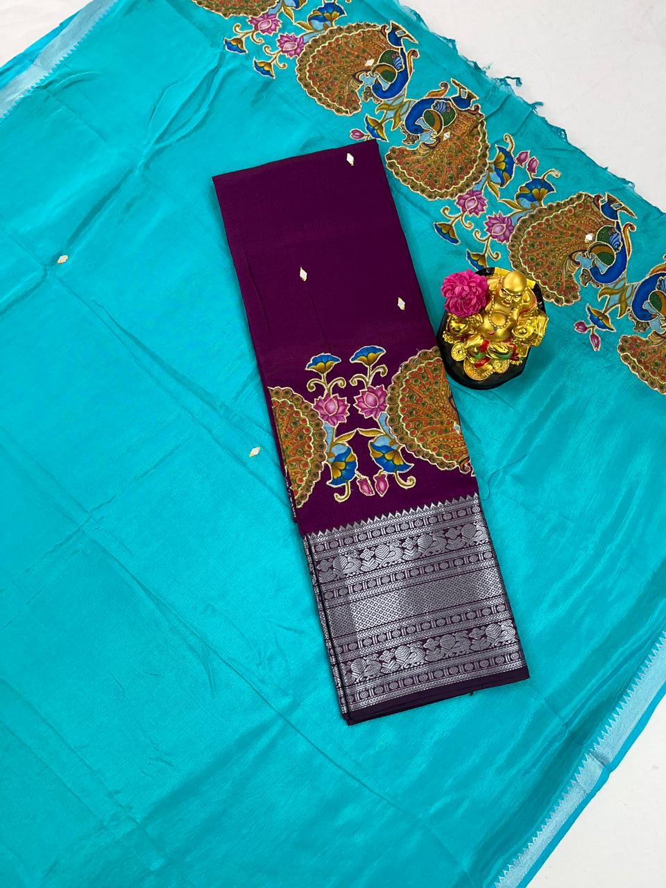 Mangalagiri Pattu Dress Materials