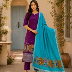 Mangalagiri Pattu Dress Materials