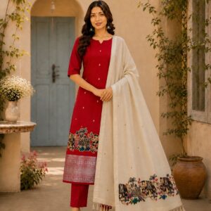 Mangalagiri Pattu Dress Materials