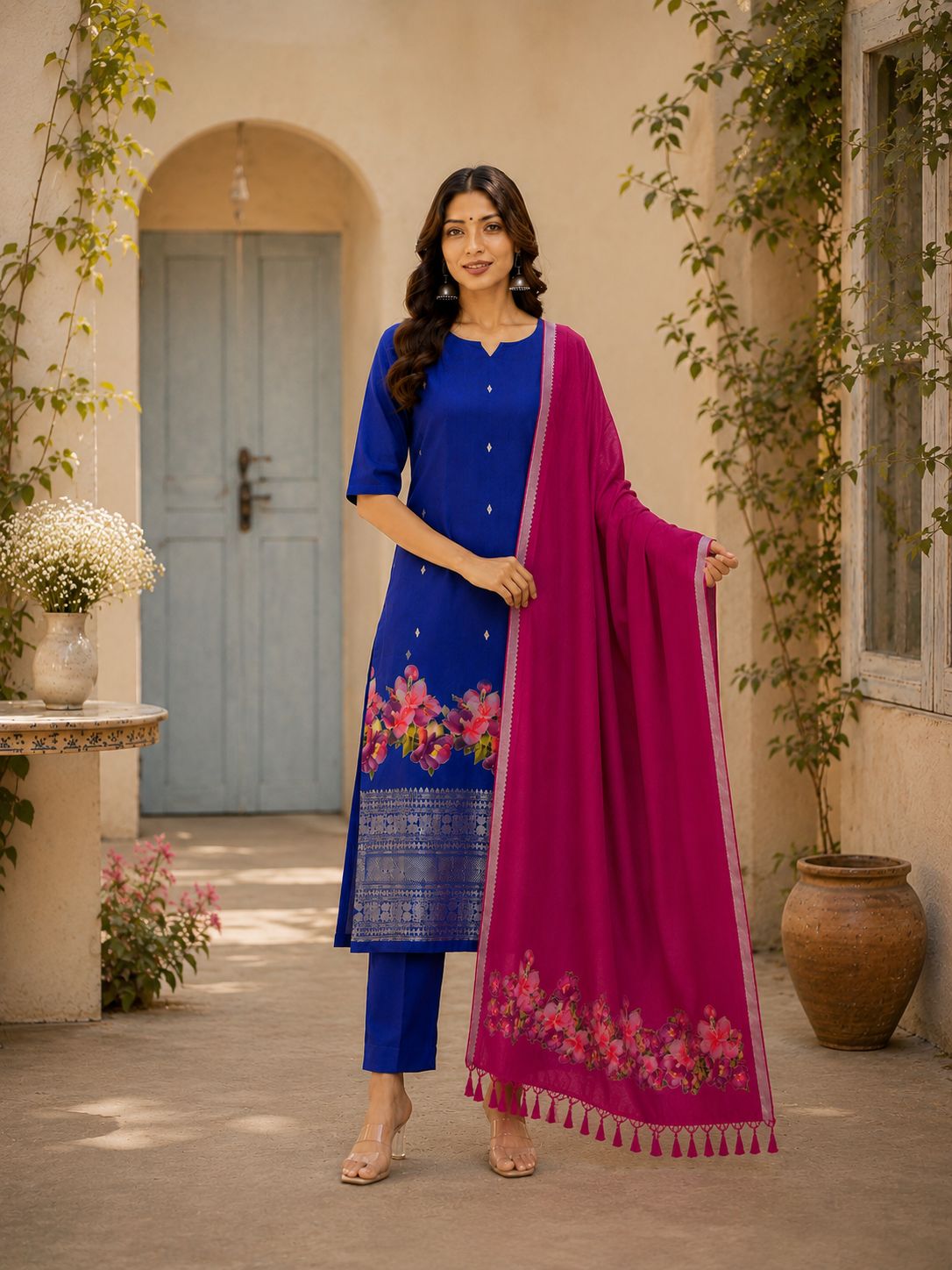 Mangalagiri Pattu Dress Materials