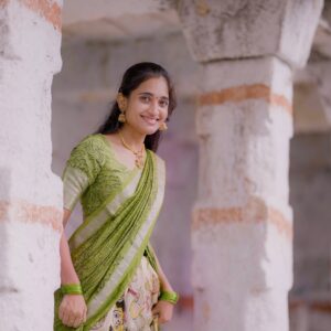 Mangalagiri Pattu Half Sarees