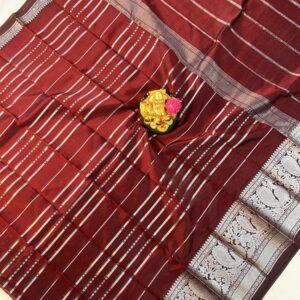 Mangalagiri Pattu Kanchi Border Bentex Design Sarees