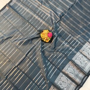 Mangalagiri Pattu Kanchi Border Bentex Design Sarees