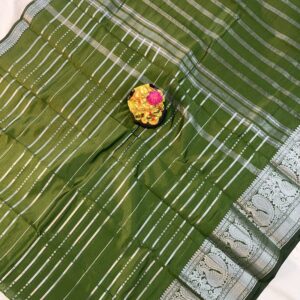 Mangalagiri Pattu Kanchi Border Bentex Design Sarees