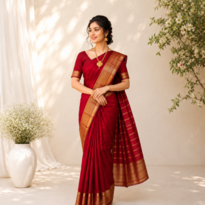 Mangalagiri Pattu Kanchi Border Sarees