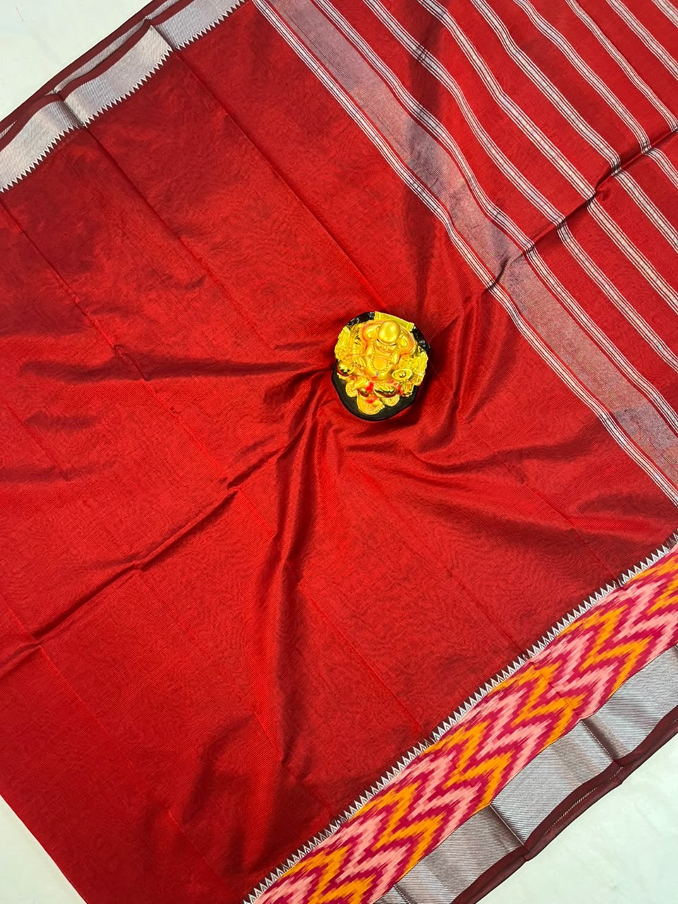 Mangalagiri Pattu Pochampalli Border Saree