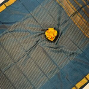 Mangalagiri Pattu Middle Checks Sarees