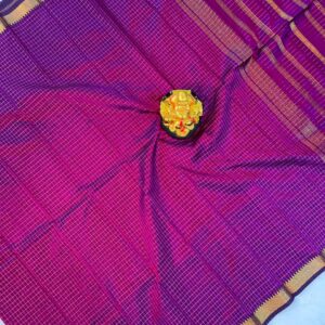 Mangalagiri Pattu Nizam Checks Saree