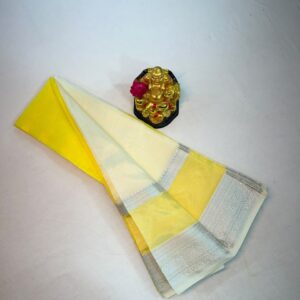 Mangalagiri Pattu Gap Border Saree