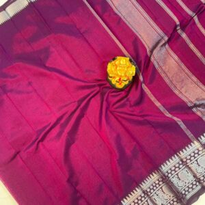 Mangalagiri Pattu Temple Kanchi Border Sarees