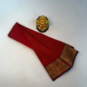Mangalagiri Pattu Small Kanchi Border Border Sarees