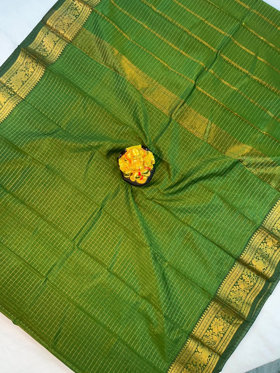 Mangalagiri Pattu Small Kanchi Border Border Sarees