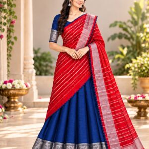 Mangalagiri Pattu Half Sarees