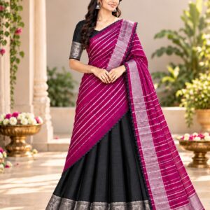 Mangalagiri Pattu Half Sarees