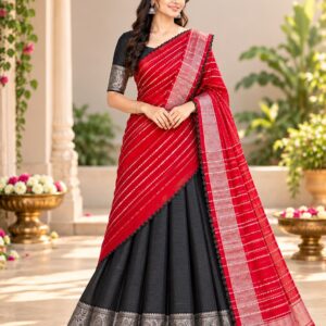 Mangalagiri Pattu Half Sarees