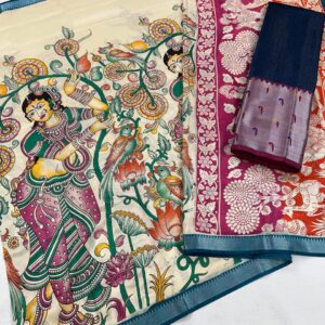 Mangalagiri Pattu Half Saree