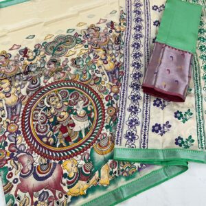 Mangalagiri Pattu Half Saree